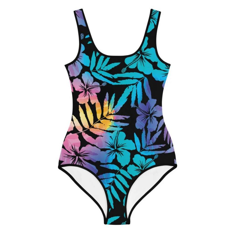 Kids * | Berry Jane Girls Tween (8-20) 1-Pc Swim Suit, Ombre Hawaiian ...