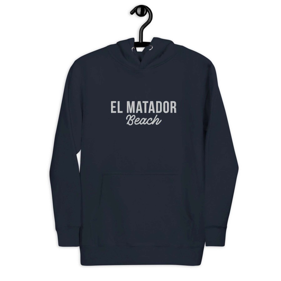 Tops * | Berry Jane El Matador Beach Ca Hoodie, Embroidered Tourist Beach Sweatshirt