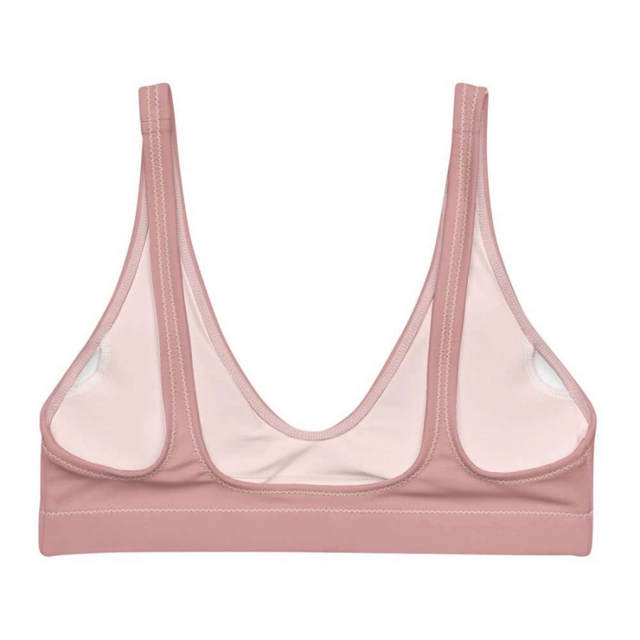 Tops * | Berry Jane Sunbaked Pink Recycled Bikini Top